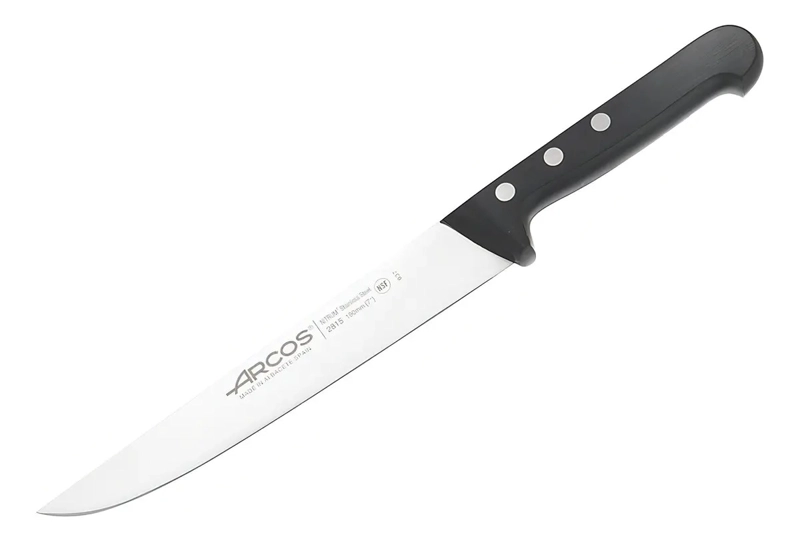 CUCHILLO ARCOS TRINCHANTE PROFESIONAL COCINA 19CM COLOR NEGRO - 1