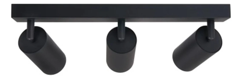 APLIQUE NEGRO WANT 3 FOCOS DIRIGIBLES LED GU10 TECHO/PARED - 4