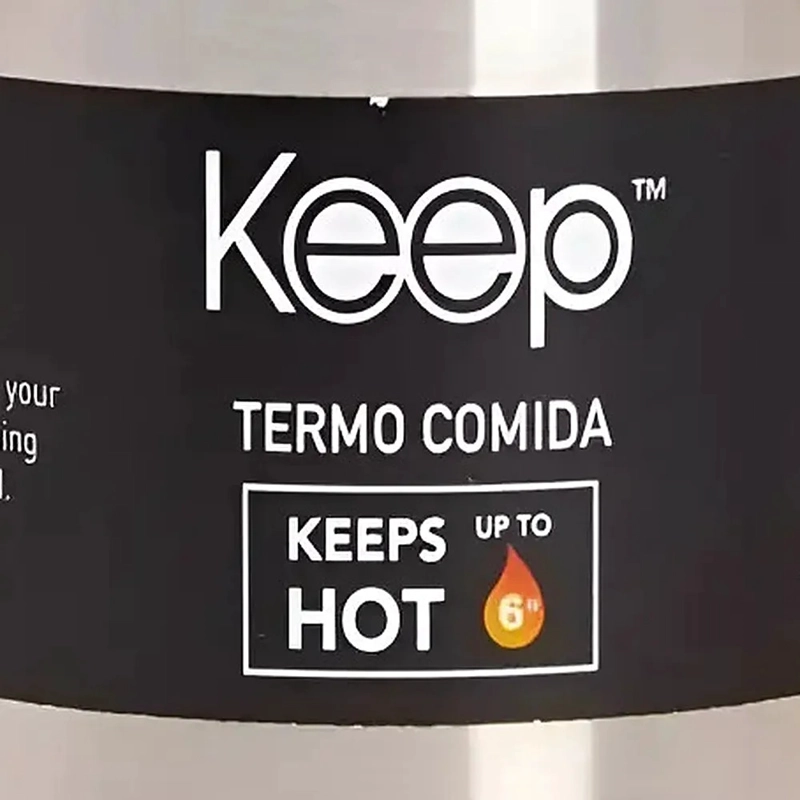TERMO COMIDA LONCHERA COMIDA 0.6LT KEEP COCINA ALMUERZO VIOLETA - 2