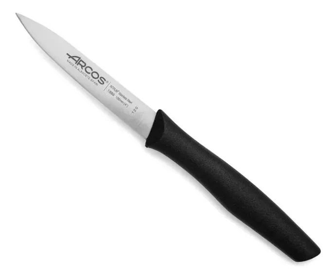 CUCHILLO MONDADOR PELADOR ARCOS SERIE NOVA 10CM NEGRO - 1