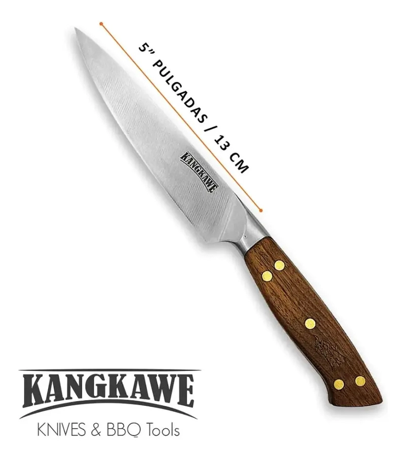 CUCHILLO 23 CM PELLAIFA KANGKAWE PARRILLA ASADO MARRON - 2