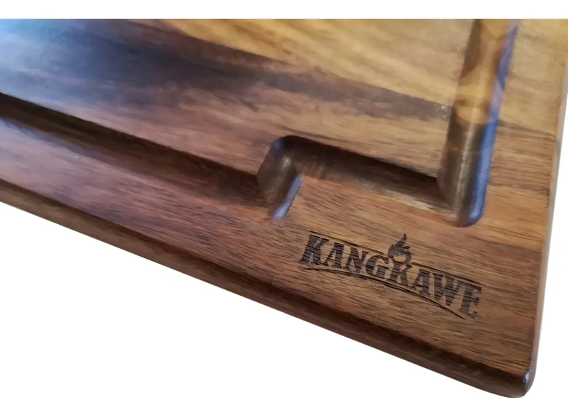 SET PARRILLERO KANGKAWE CUCHILLO TENEDOR TABLA ACERO INOXIDABLE CHILE - 5