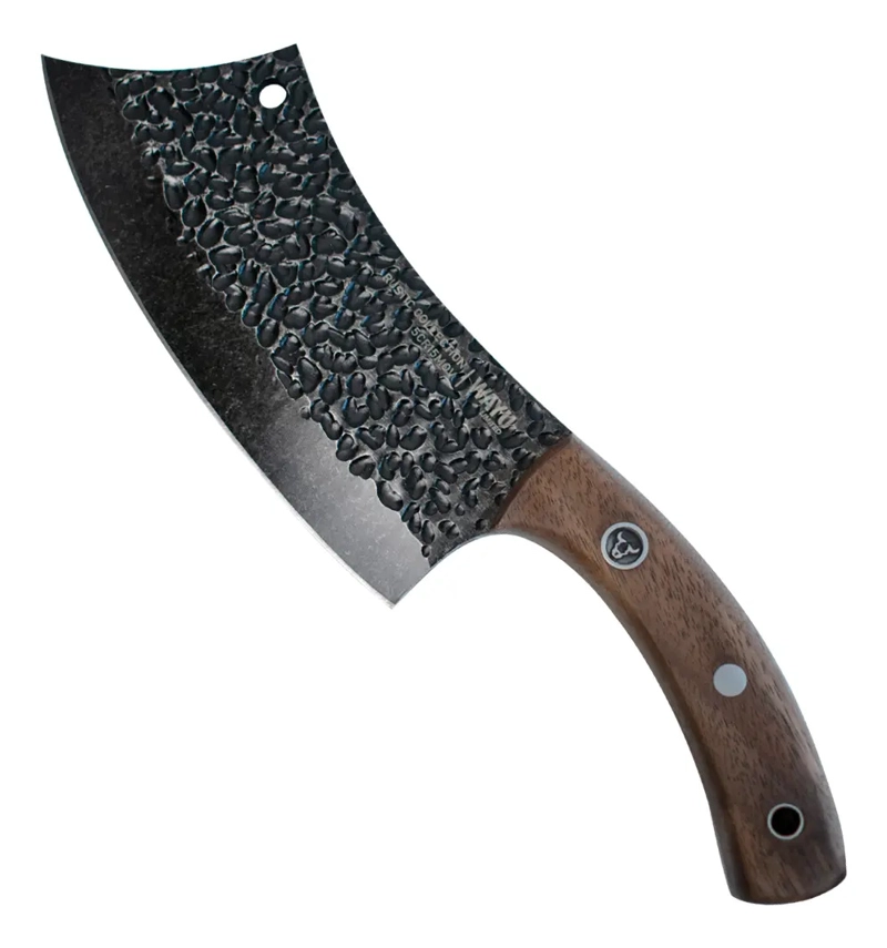 CUCHILLO CHOPPER CON FUNDA RUSTIC COLLECTION WAYU MARRON - 1