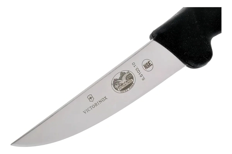 CUCHILLO FILETEADOR AVES VICTORINOX FIBROX 10CM PREMIUM COLOR NEGRO - 4