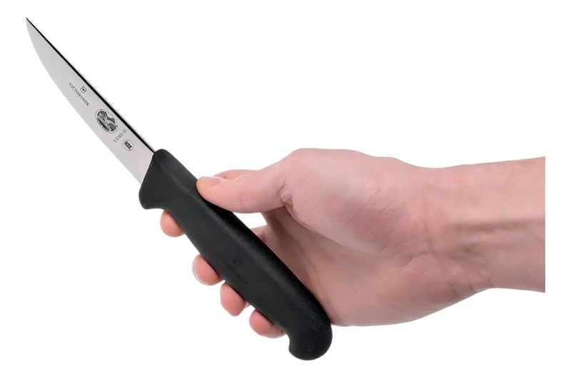 CUCHILLO FILETEADOR AVES VICTORINOX FIBROX 10CM PREMIUM COLOR NEGRO - 5