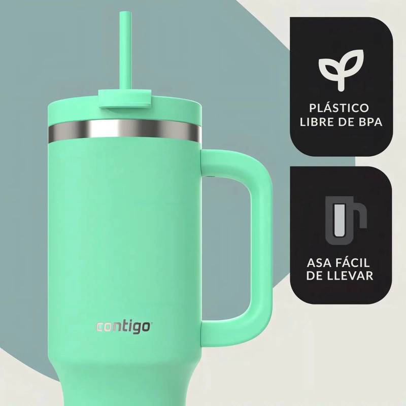 BOTELLA CONTIGO TE RMICA STREETVILLE 1180ML REEF COLOR VERDE CLARO - 4