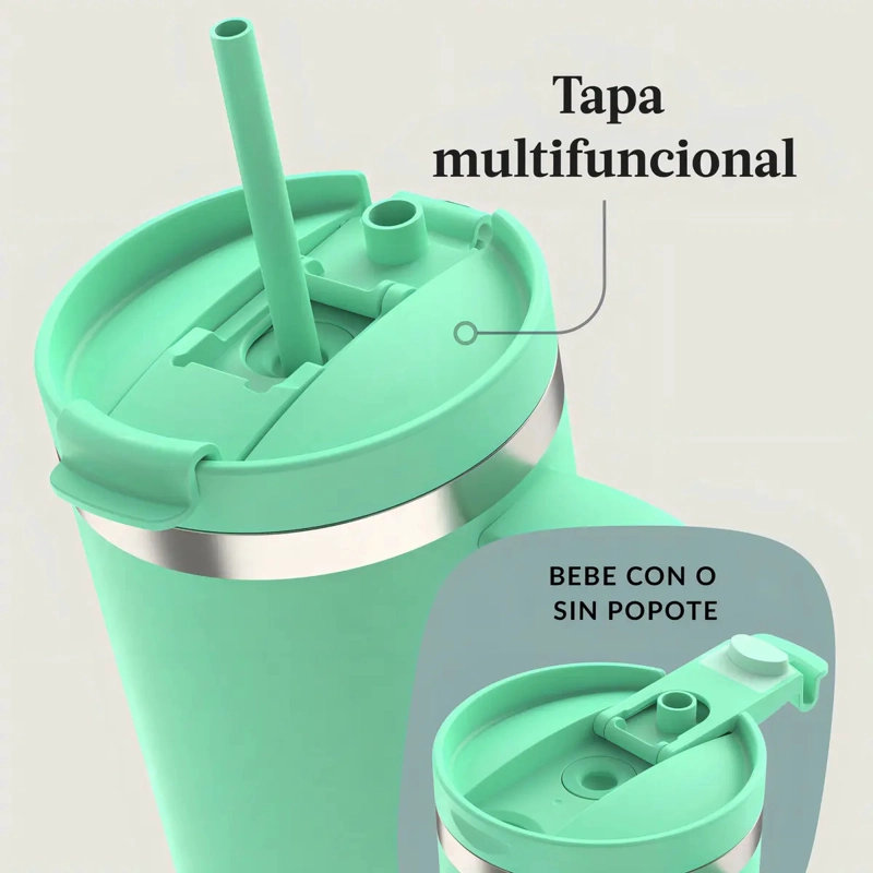 BOTELLA CONTIGO TE RMICA STREETVILLE 1180ML REEF COLOR VERDE CLARO - 5