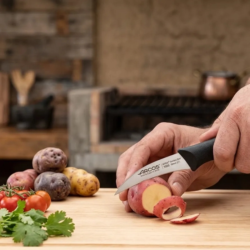 CUCHILLO MONDADOR ARCOS NOVA 6CM COCINA PROFESIONAL CHEF NEGRO - 5