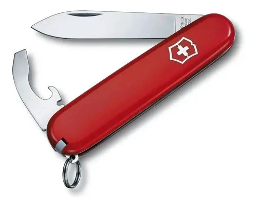 VICTORINOX NAVAJA BANTAM 8 USOS COLOR ROJO - 1