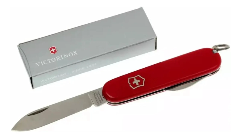 VICTORINOX NAVAJA BANTAM 8 USOS COLOR ROJO - 4