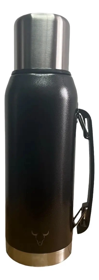 TERMO DE 1 LITRO AGUA CALIENTE WAYU ACERO INOXIDABLE COLOR NEGRO - 3