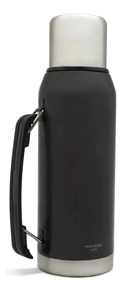 TERMO DE 1 LITRO AGUA CALIENTE WAYU ACERO INOXIDABLE COLOR NEGRO - 7