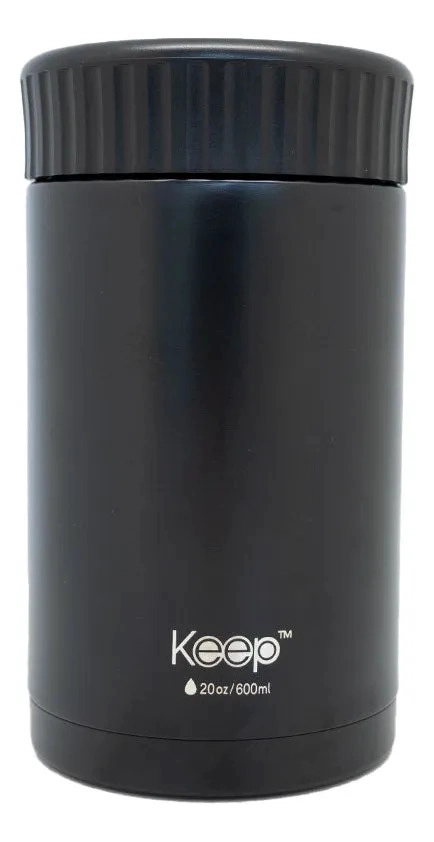 TERMO DE COMIDA KEEP PP ALIMENTOS 600ML 4 COLORES NEGRO - 3