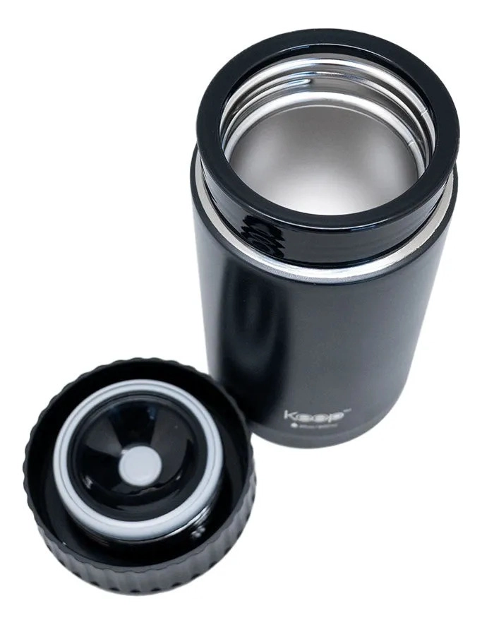 TERMO DE COMIDA KEEP PP ALIMENTOS 600ML 4 COLORES NEGRO - 5