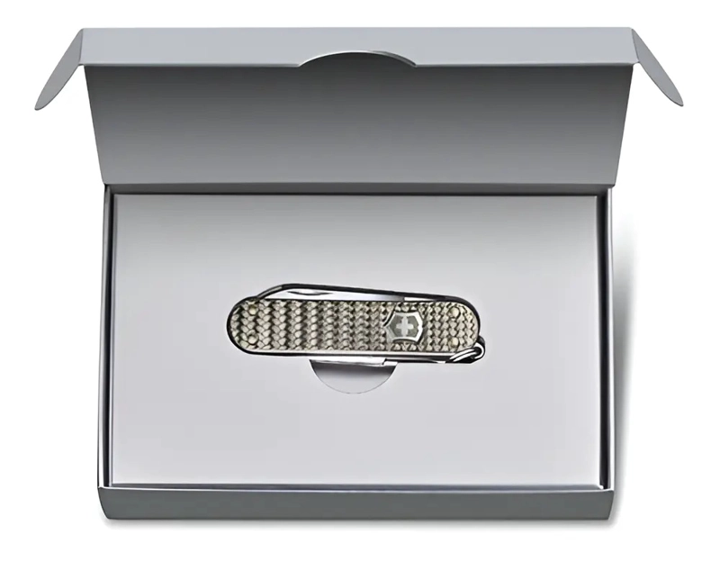 VICTORINOX NAVAJA CLASSIC PRECIOUS ALOX,INFINITE GRAY,5 USOS COLOR INFINITE GRAY - 3