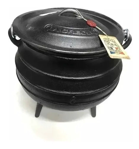 OLLA FIERRO FUNDIDO CASA Y QUINCHO OLLETA #8 20 L NEGRO LA CRE OLE - 2