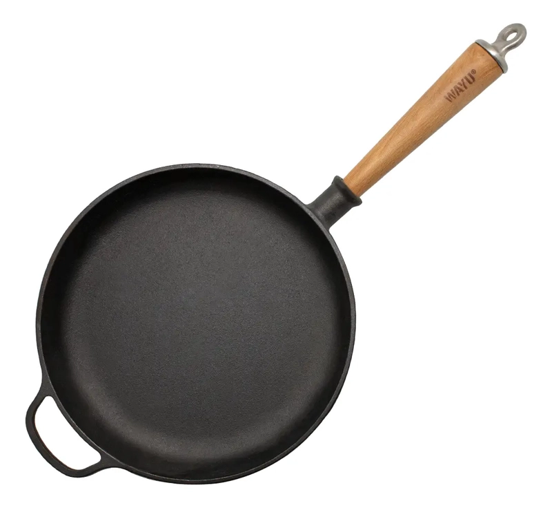 SARTEN IRON CAST WAYU 24 CM COLOR NEGRO - 1