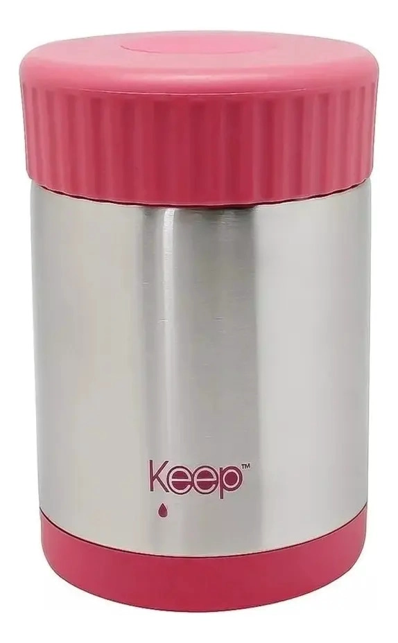 TERMO COMIDA LONCHERA COMIDA 0.6LT KEEP COCINA ALMUERZO VIOLETA - 1