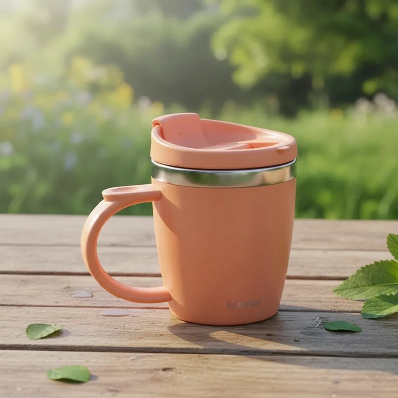 MUG TERMO INDOOR COLORES 400ML KEEP CORAL INDOOR - 1