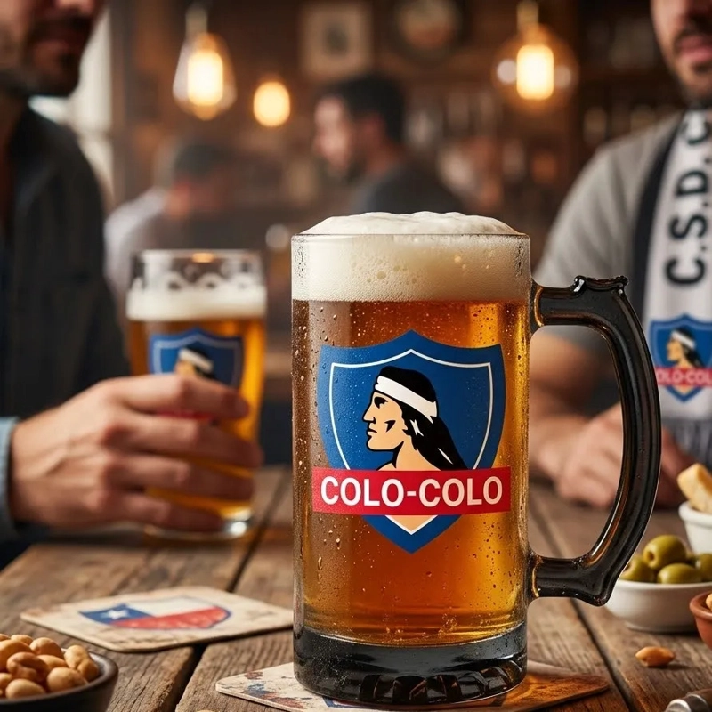 SCHOPERO VIDRIO 500ML CERVECERO BAR COLO COLO CC BLANCO TITANIO - 3
