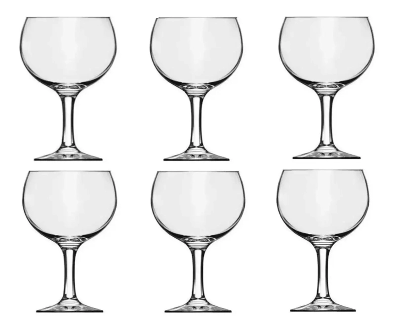 SET DE 6 COPAS BALON GIN TONIC 600ML NADIR COLOR CRISTAL TRANSPARENTE - 6