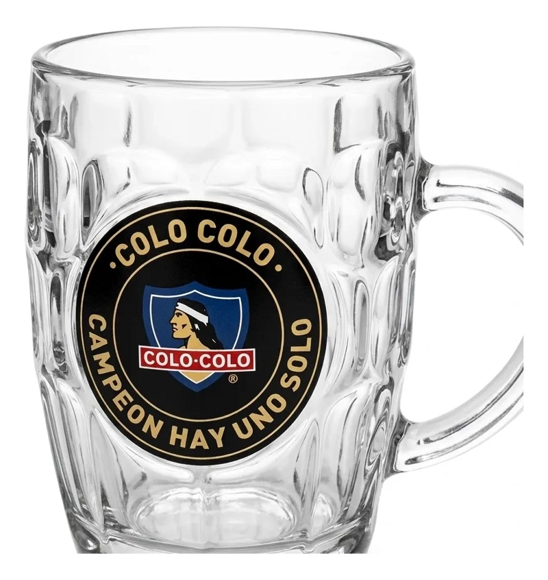 SHOPERO VIDRIO COLO COLO 580ML BEER MUG CERVECERO BAR BLANCO WAYU - 5
