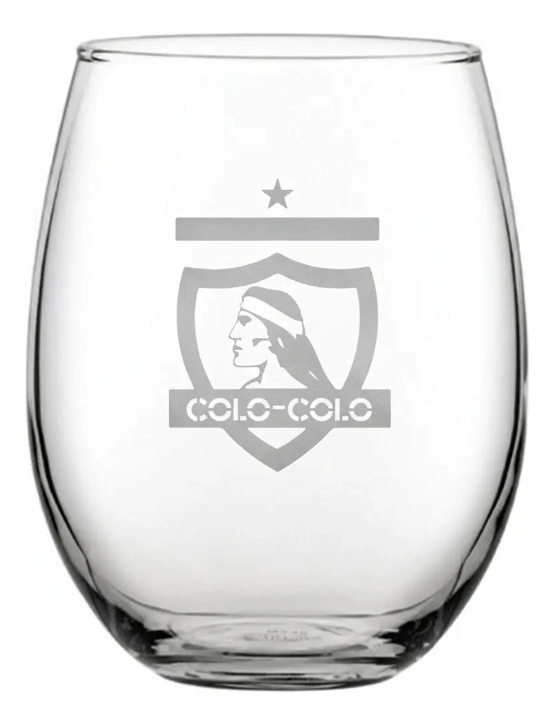 PACK X6 VASO COPA DE VINO / CERVEZA COLO COLO 470ML BLANCO VICRILA - 1