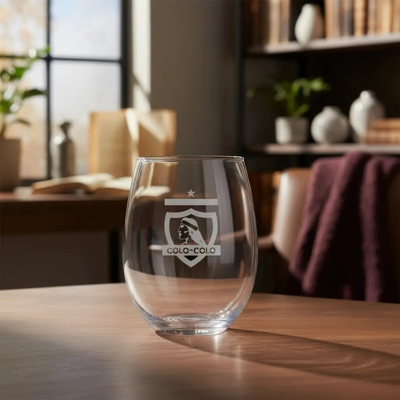PACK X6 VASO COPA DE VINO / CERVEZA COLO COLO 470ML BLANCO VICRILA - 3