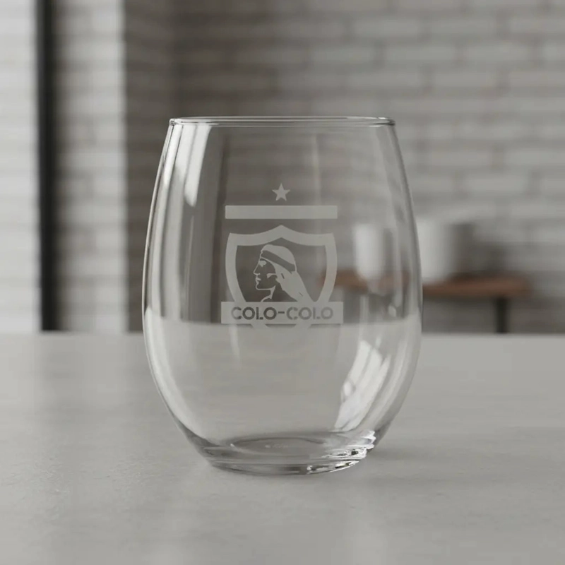 PACK X6 VASO COPA DE VINO / CERVEZA COLO COLO 470ML BLANCO VICRILA - 5