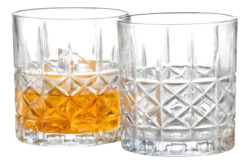 PACK DE 6 VASOS ALLEGRA STIRLING PARA WHISKY DE VIDRIO, 330 ML - 4