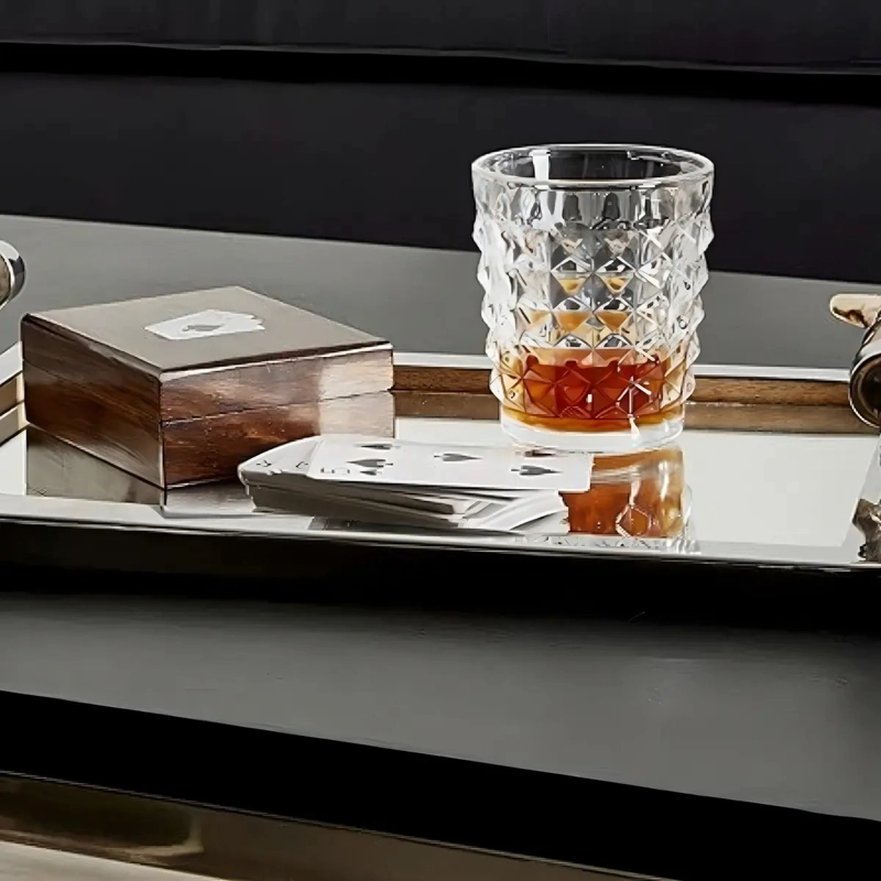 PACK DE 6 VASOS ALLEGRA STIRLING PARA WHISKY DE VIDRIO, 330 ML - 8