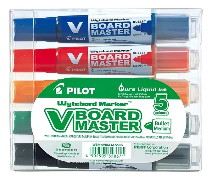 MARCADORES PIZARRA RECARGABLES PILOT V BOARD MASTER X5 U - 1