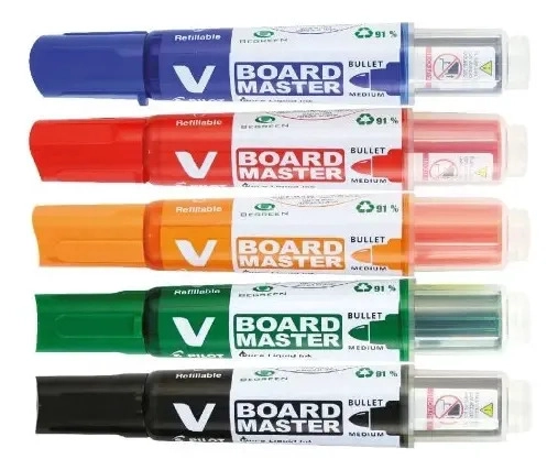 MARCADORES PIZARRA RECARGABLES PILOT V BOARD MASTER X5 U - 3