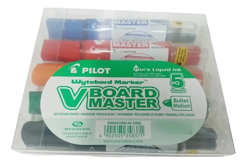 MARCADORES PIZARRA RECARGABLES PILOT V BOARD MASTER X5 U - 5