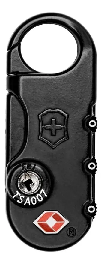 CANDADO DE COMBINACION TSA, TRAVEL ESSENTIALS, VICTORINOX COLOR NEGRO - 1