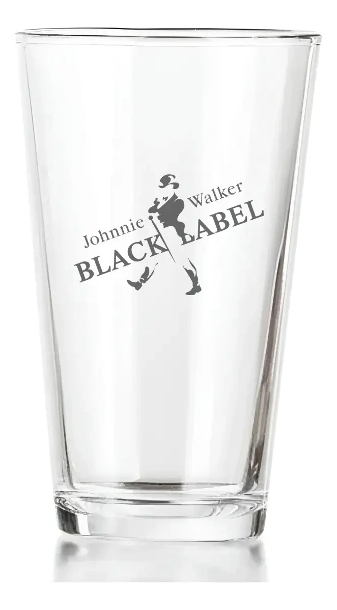 VASOS WHISCOLA JOHNNIE WALKER 490ML PACK X6 WHISKY WHISKEY GRABADO VICRILA - 1
