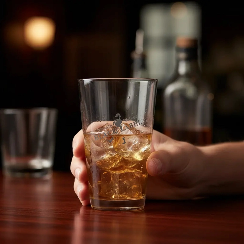 VASOS WHISCOLA JOHNNIE WALKER 490ML PACK X6 WHISKY WHISKEY GRABADO VICRILA - 5