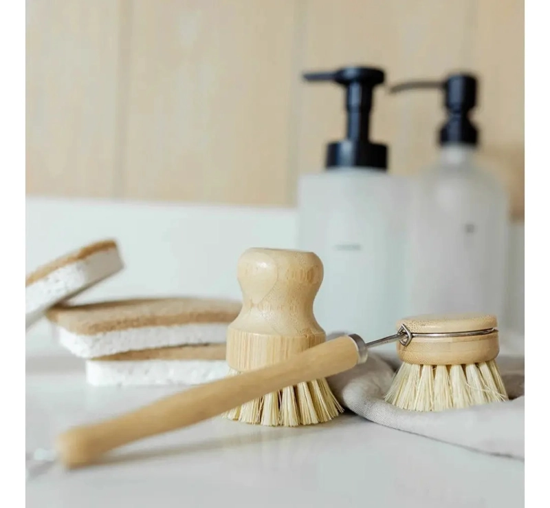 ESCOBILLA CON MANGO BAMBOO SISAL + REPUESTO CASA NATIVA BEIGE - 3
