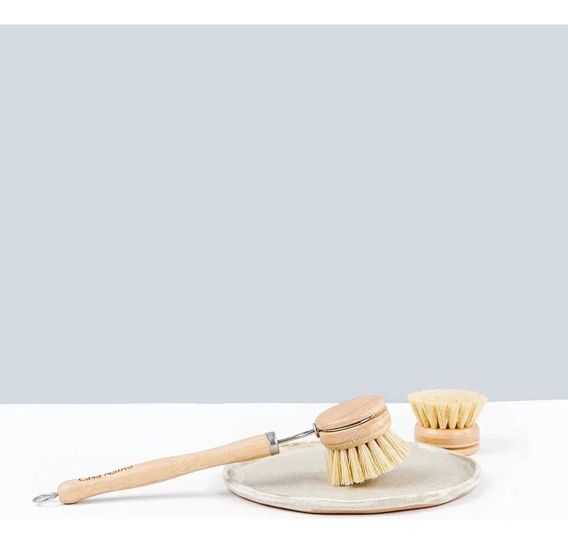 ESCOBILLA CON MANGO BAMBOO SISAL + REPUESTO CASA NATIVA BEIGE - 6