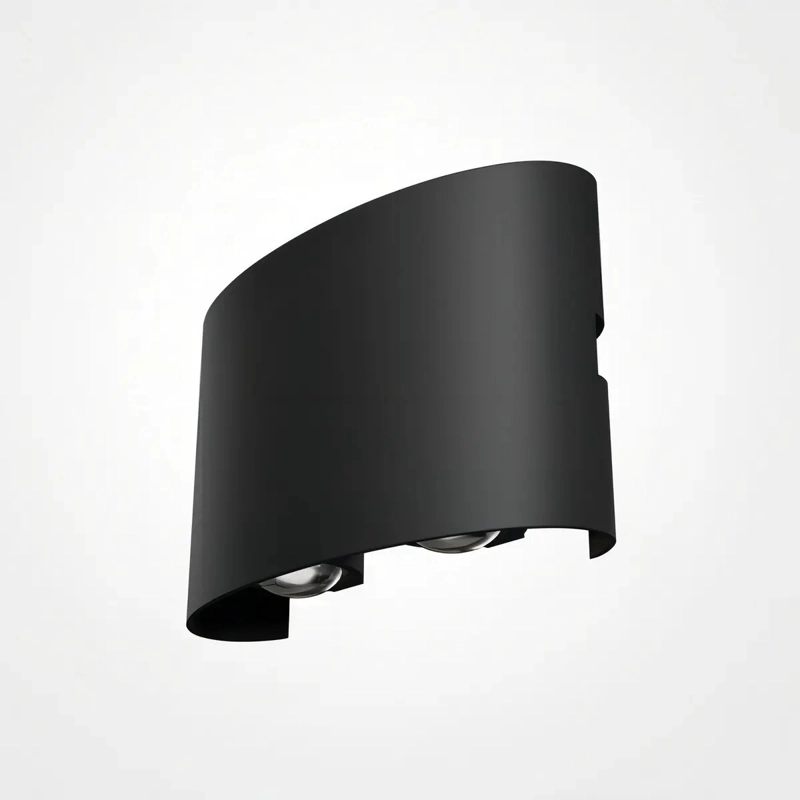 APLIQUE LED WANT 36134 PARED ALUMINIO NEGRO 3000K - 1