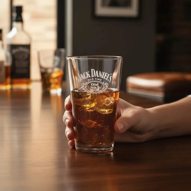 VASOS WHISCOLA JACK DANIELS 490ML PACK X6 WHISKYS WHISKEY GRABADO VICRILA - 6