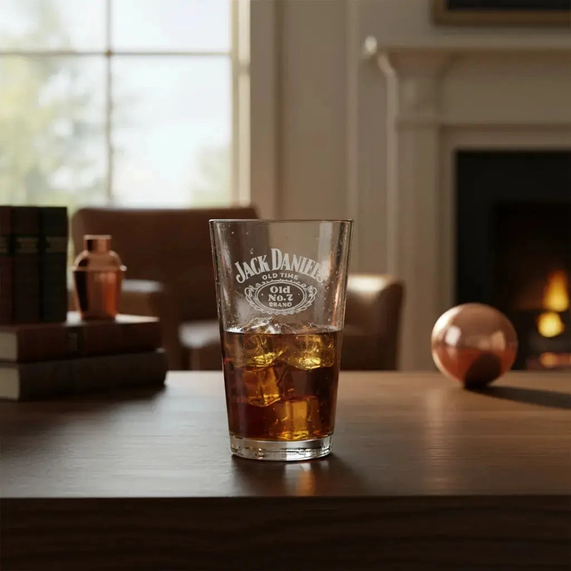 VASOS WHISCOLA JACK DANIELS 490ML PACK X6 WHISKYS WHISKEY GRABADO VICRILA - 9