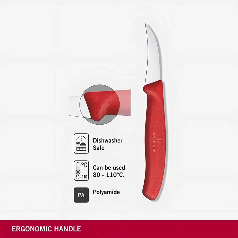 CUCHILLO TORNEADOR VICTORINOX ROJO 6.7501 HOJA 6CM PREMIUM - 2