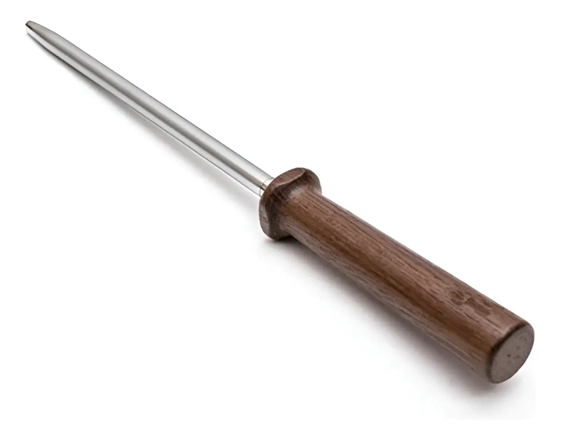 CHAIRA ESTRIADA KANGKAWE ACERO 34 CM AFILADOR DE CUCHILLOS ASADO PARRILLA - 1