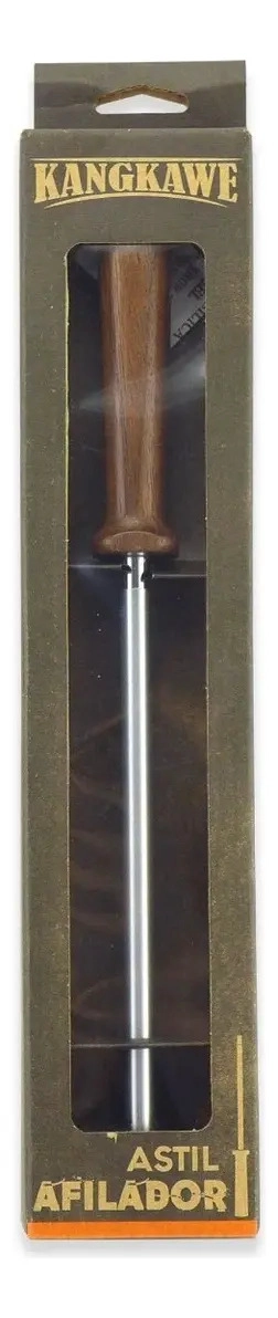 CHAIRA ESTRIADA KANGKAWE ACERO 34 CM AFILADOR DE CUCHILLOS ASADO PARRILLA - 3