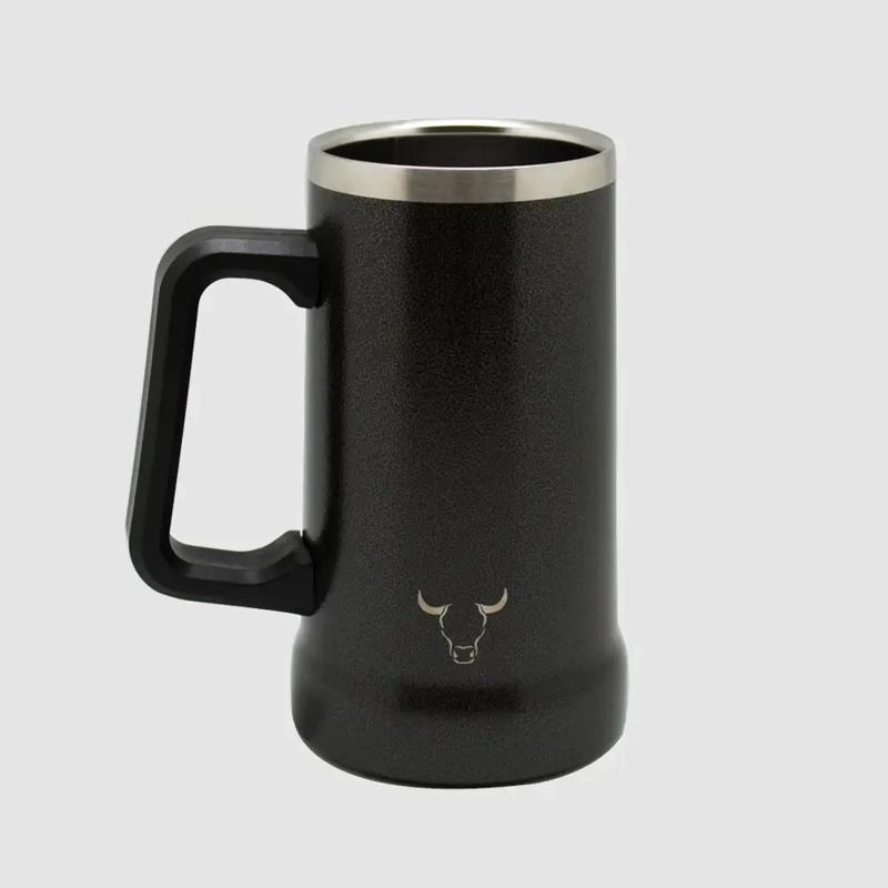 WAYU BEER MUG STAINLESS STEEL 750ML COLOR NEGRO - 1