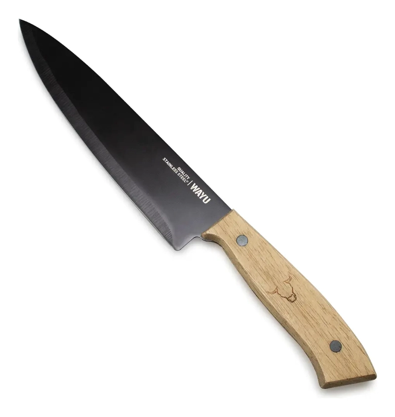 CUCHILLO PRM WAYU COLOR NEGRO-CAFE  MARRON - 1