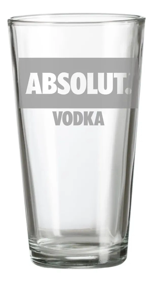 VASOS VODKA ABSOLUT 490ML PACK X6 APERITIVO CARRETE GRABADO VICRILA - 3