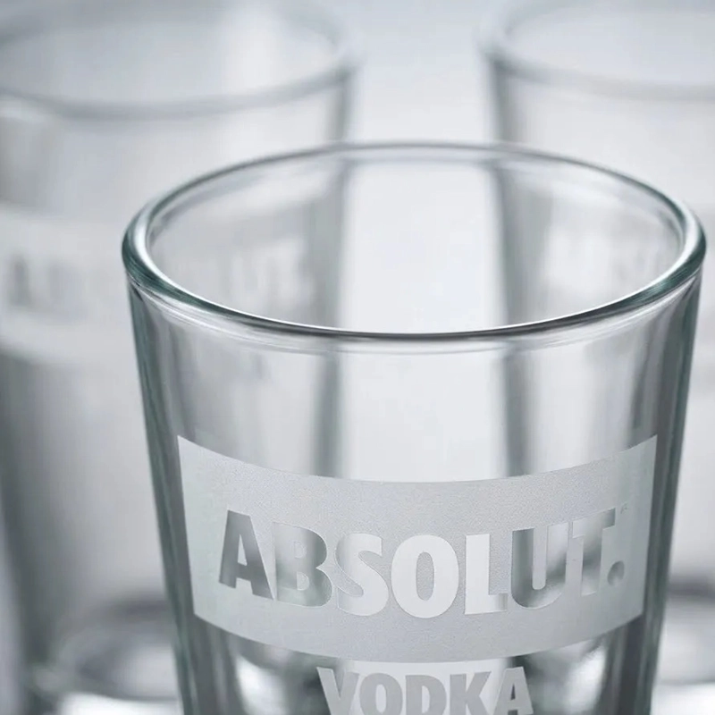 VASOS VODKA ABSOLUT 490ML PACK X6 APERITIVO CARRETE GRABADO VICRILA - 6