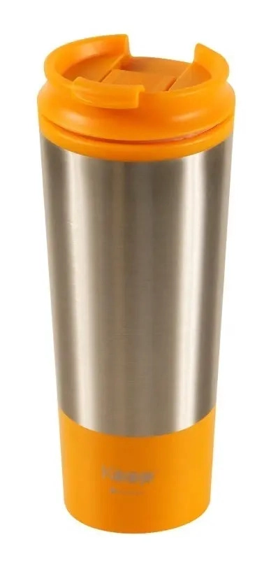 MUG VASO METALICO KEEP 450 ML COLORES SIN MANGO ROSA - 2